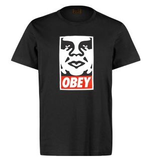 Obey Icon Face T-Shirt schwarz