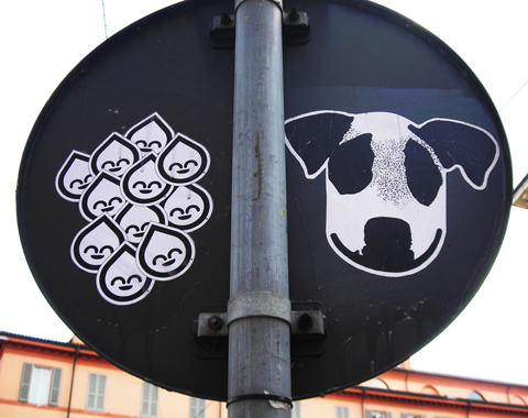 Sticker, Mario Oleari, JAIX, 2009.