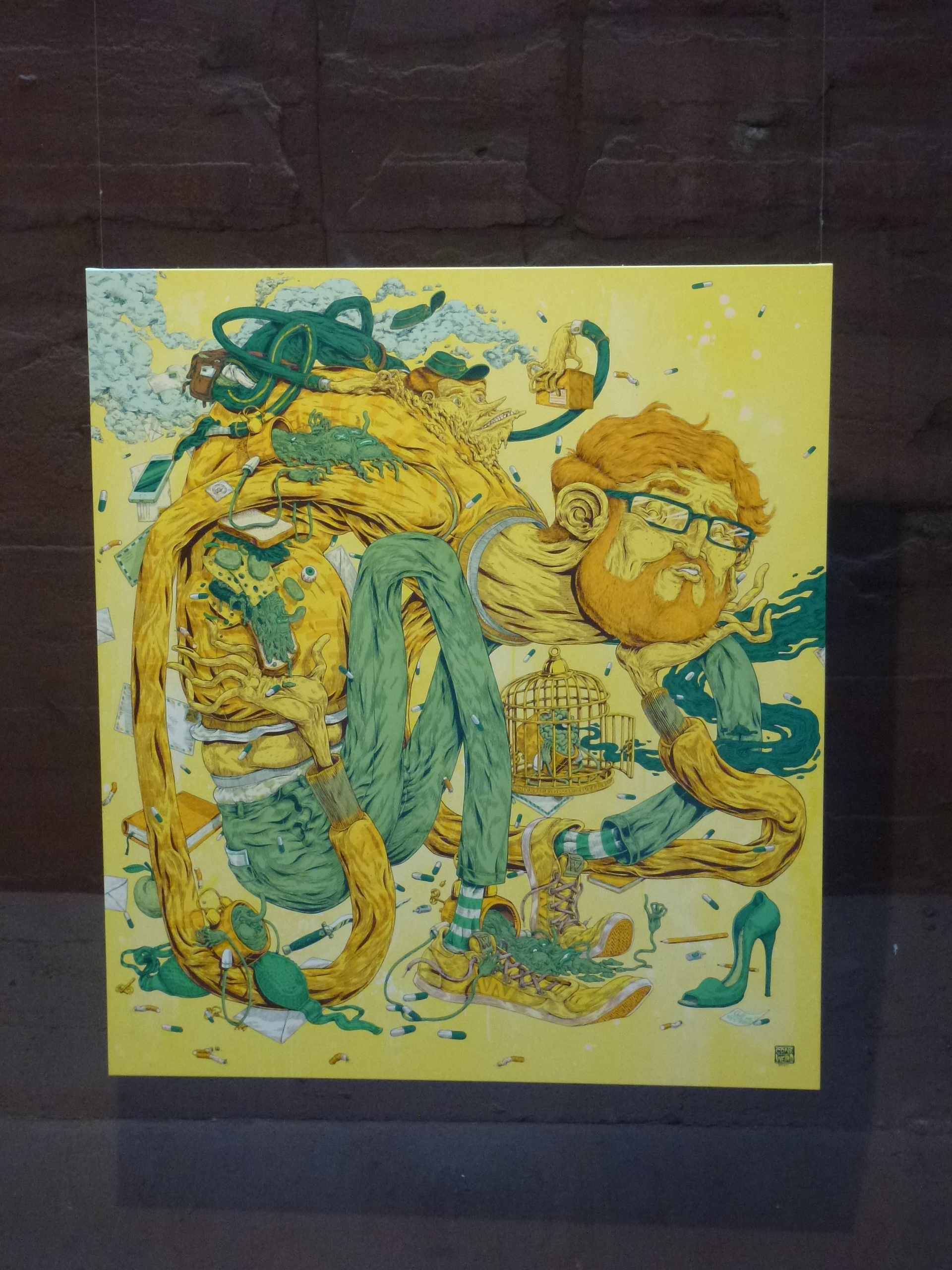 Cone The Weird || Seine Arbeiten sind deutlich inspiriert von Robert Crumb Zeichnungen. 
