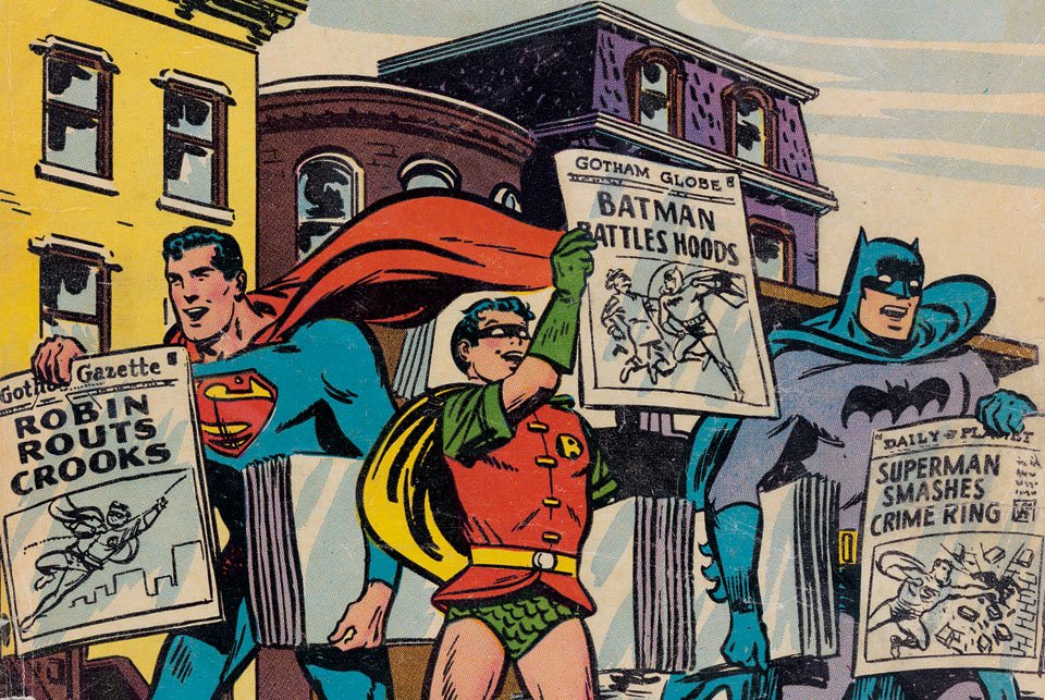 World's Finest Comics No. 63. || Copyright: TM & (c) DC Comics. All rights reserved. (s13) || Cover art detail, Win Mortimer 