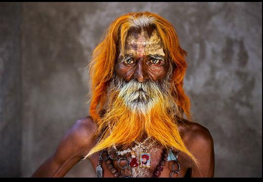 McCurry. Indien | Rajasthan | 2010 | "Stammesältester vom Volk der Rabari" | S.195 | Copyright: Steve McCurry