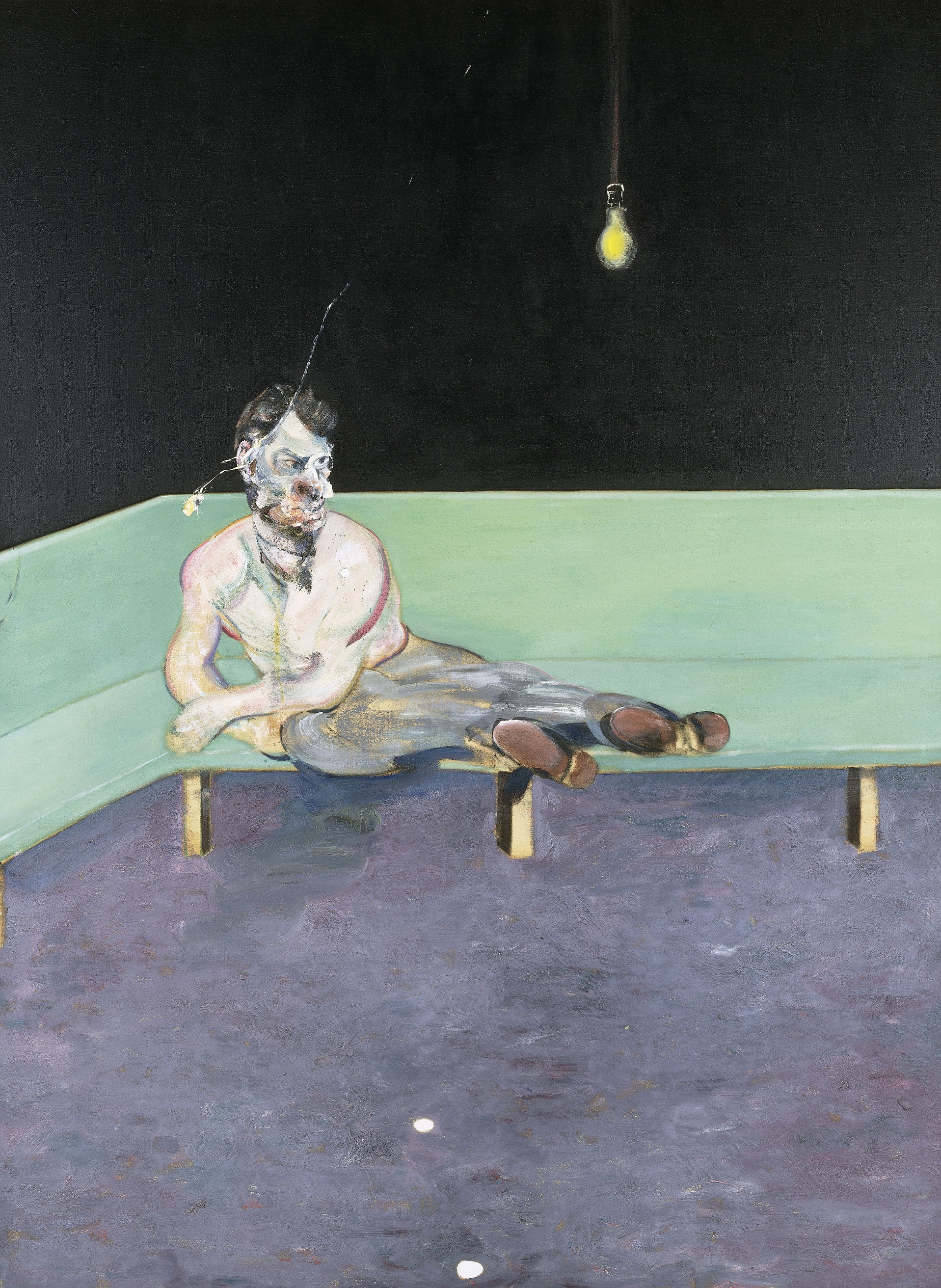 Francis Bacon, 1909-1992 |Study for Portrait of Lucian Freud | 1964 | Oil paint on canvas 1980 x 1476 mm | The Lewis Collection | © The Estate of Francis Bacon. All rights reserved. DACS, London Photo: Prudence Cuming Associates Ltd.